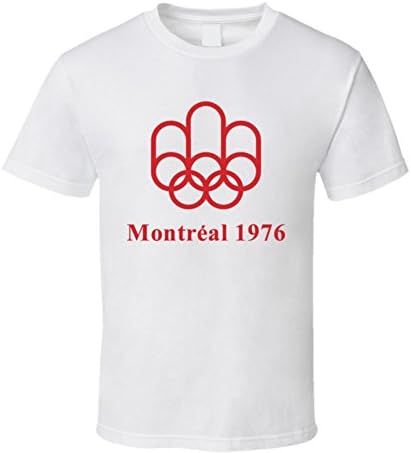 Montreal Olympics 1976 Logo T Shirt L White