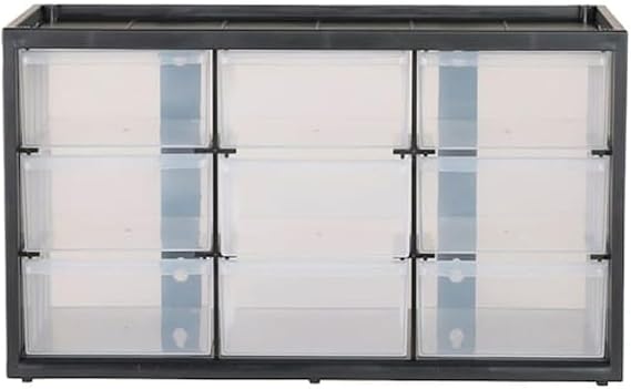 CRAFTSMAN Plastic Storage Organizer Bin System, 9 Compartment, Modular, Home Office (CMST40709)