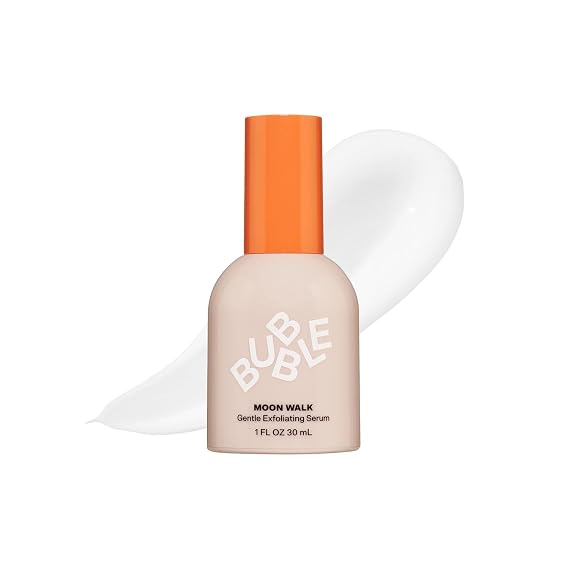 Bubble Skincare Moon Walk Exfoliating Face Serum - Gentle Facial Exfoliator & Pore Minimizer - Helps to Even Skin Tone & Reveal a Glowing Complexion - Suitable for All Skin Types (30ml)