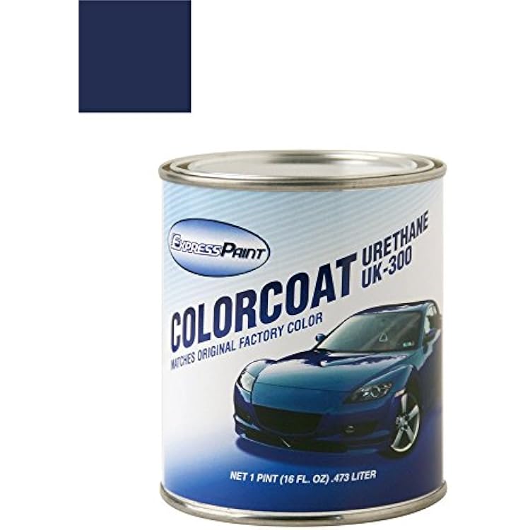 Pint for BMW 3 Automotive Touch-up Paint - Deep Sea Blue Pearl Clearcoat A76 - Color-Only Package