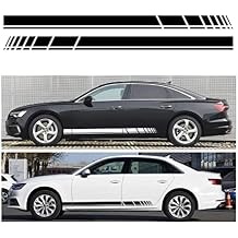 Car Decal,for Benz W205 W204 W203 C Class C180 C200 C300 C63 Coupe C43 Car Accessori 2pcsCar Stickers Auto Side Stripe DIY Decals