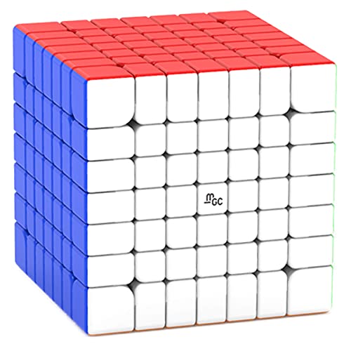CuberShop YJ MGC 7x7 Magnetic Stickerless Speed Cube, YJ MGC 7 7x7 Flagship, 7 by 7 YJ MGC Professional 67.5mm Cube, YongJun MGC Series Best 7x7x7 Speed Cube Young Joe MG-C