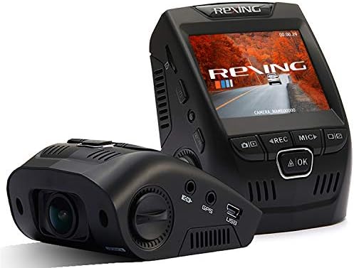Rexing V1 Basic Dash Cam 1080P FHD DVR Car Driving Recorder, 2.4 LCD Screen 170Wide Angle, G-Sensor, WDR, Parking Monitor, Loop Recording