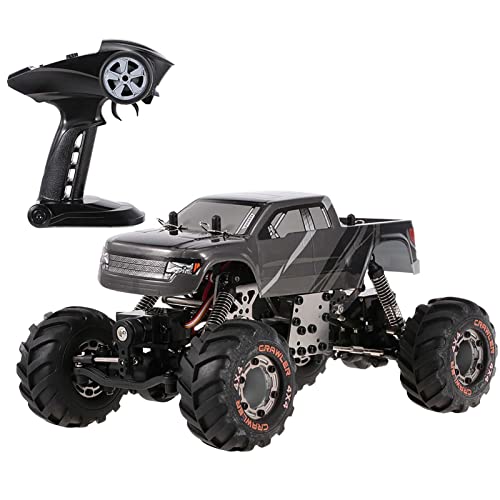 Goolsky HBX 2098B RC Car, 124 Scale Off-Road RC Truck, 4WD 4WS Devastator Rock Crawler RTR with Double Servo, 2.4GHz All Terrain RC Crawler for Adult