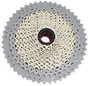 SunRace CSMX80 11-50T 11 Speed Wide Ratio Cassette, Silver, XTE1388