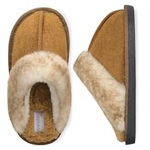 Besroad Kids Slippers Girls Boys Fuzzy House Slippers Warm Memory Foam House Shoes Soft Plush Bedroom Slippers Slides Indoor Outdoor