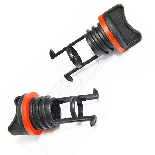 SeaLux Nylon Garboard Drain and Plug for Boat and Kayak 2 Sets