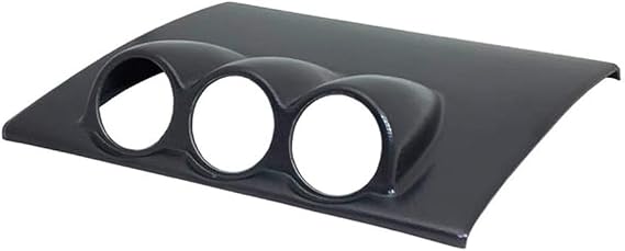 GlowShift Black Triple Dashboard Gauge Pod Compatible with Mazda3 2004-2009 - ABS Plastic - Mounts (3) 2-1/16" (52mm) Gauges to Vehicle's Dash