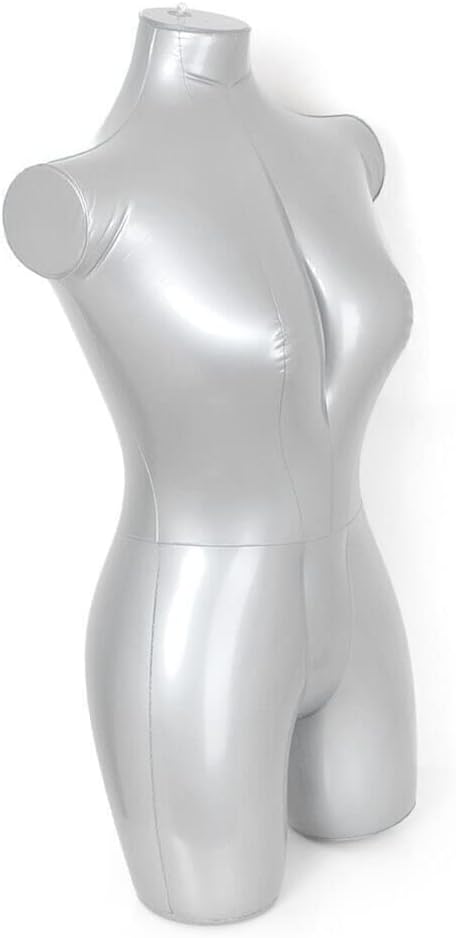 Inflatable Mannequin for Women Fashionable 84 cm Height Torso Model with Inflatable Mannequin 40 cm Shoulder Width for Women Clothing Jewellery Display
