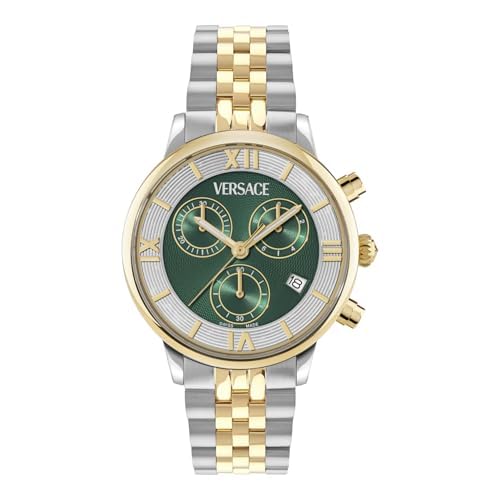 Versace Classic Round Chrono Bracelet Watch