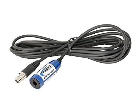 Rugged Radios 12-Foot 5-Pin Intercom Cable with Off-Road Jack | Connects Helmet Kits & Headsets to 5-Pin Intercoms - Total Shield RF Blocking, High-Bend Cable & Universal Compatibility