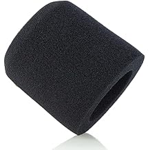 LEFXMOPHY MV7 Pop Filter,Mic Foam Cover Replacement for Shure MV7 MV7X USB Podcast Vocal Microphone Windscreen, Noise-cancellation Screen