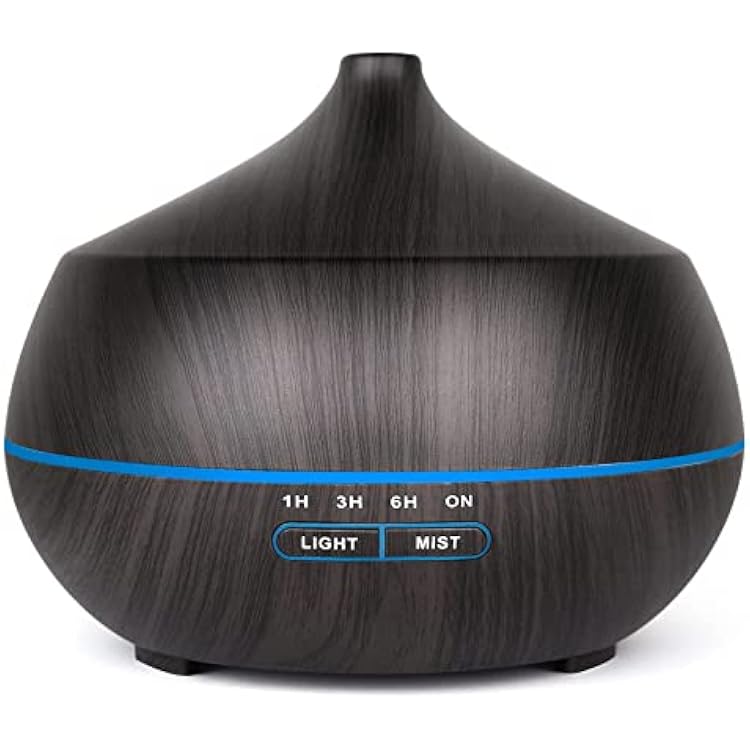 Essential Oil Diffuser for Large Room: 400ml Aromatherapy Diffusers Ultrasonic Mist Humidifiers for Bedroom - Home Aroma Air Vaporizer