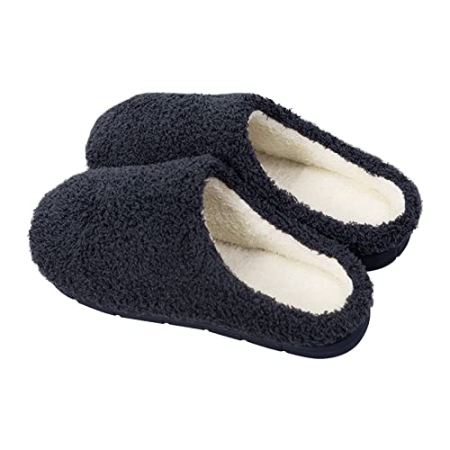Outdoor& Soft Color Cotton Shoes Pure Bottom Unisex Slippers Breathable Slippers Household House Shoes Mens Size 11