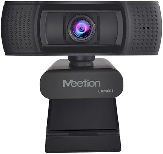 Meetion | CAM601 | Siyah | 1080P HD Webcam | USB Tak & Çalıştır | Dahili Mikrofon
