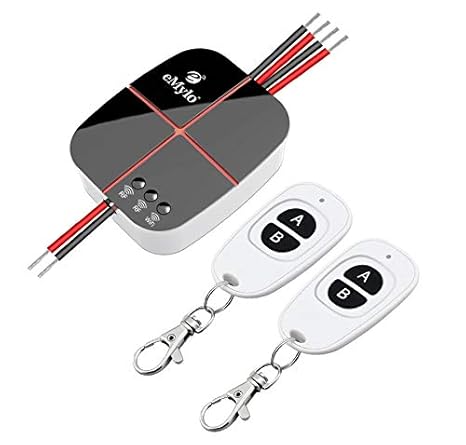 Smart WiFi RF Relay Switch Wireless 433Mhz Remote Control Light Switch Timer Function DC 5V-24V Two Channels RF Relay Module Controller Compatible with Alexa,Google Assistant 2pc Transmitter