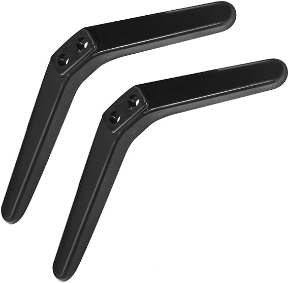 Universal TV Stand Legs, Replacement TV Pedestal Feet for 27-55 inch LCD LED OLED Smart TV, Easy Install - Compatible with TCL, LG, Samsung, Vizio, Hisense, Sony (Black)