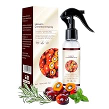 Batana Oil Leave-in Conditioner Spray for Hair Growth, Natural Batana Oil with Rosemary Peppermint Spray By Dr. Sebi,Hair Care for Women & Men (3.38 fl oz, Batana Rosemary)
