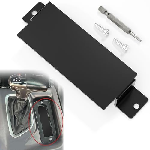 Anti-Theft Steel Neutral Cover Plate, Tamper-Proof Screws  with T-20 Tool for Dodge 2015-2023 Challenger SRT Hellcat Redeye,SRT Hellcat, Scatpack 392, Daytona, Hemi