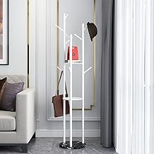 Entryway Coat Rack with Storage Shoes Bench,Industrial Hall Tree with Storage Shelf, Freestanding Clothes Rack with Hooks, for Bedroom Office Hallway Entryway