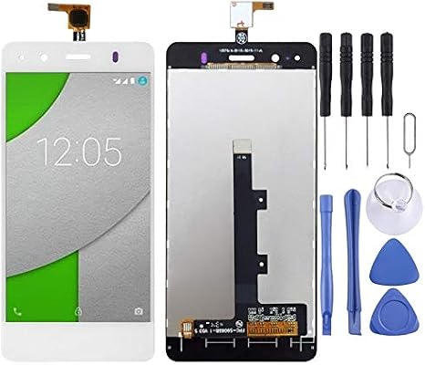 HONGYAN Replacement Parts LCD Screen and Digitizer Full Assembly for BQ Aquaris A4.5(Black) Telephone Accessories (Color : White)