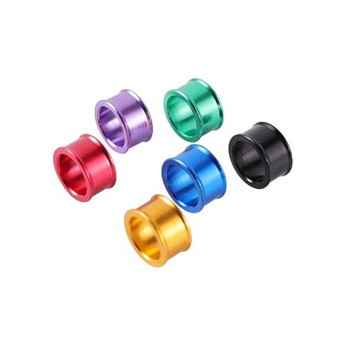 Aluminum Pigeon Foot Ring ID 8mm Bird Foot Ring 6 Colors Outdoor Flying Training Identification Foot Ring Pigeon Supplies 20Pcs Black