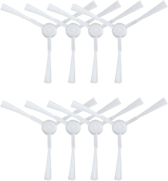 Replacement Robot Vacuum Cleaner Side Brush Side Brush, Compatible For Xiaomi S20/D106, Robot Vacuum Cleaner Accessories(8pcs.)