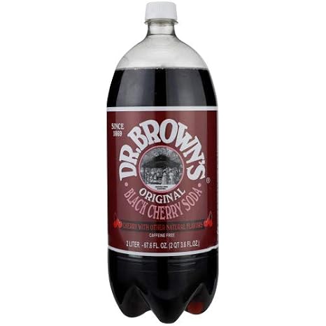 Dr Browns Soda Black Cherry 2Lt, 67.5 fl oz