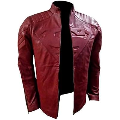 Men’s Smallville Clark Kent Tom Welling Genuine Leather Superhero Jacket