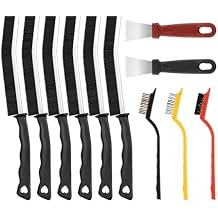Crevice Cleaning Brush, 11PCS Multifunctional Cleaning Brush Practical Tools Gap Cleaning Hard Bristle Crevice Cleaning Brushes Cleaning Scrapers for Household Bathroom Tiles Bathroom Kitchen Cleaning