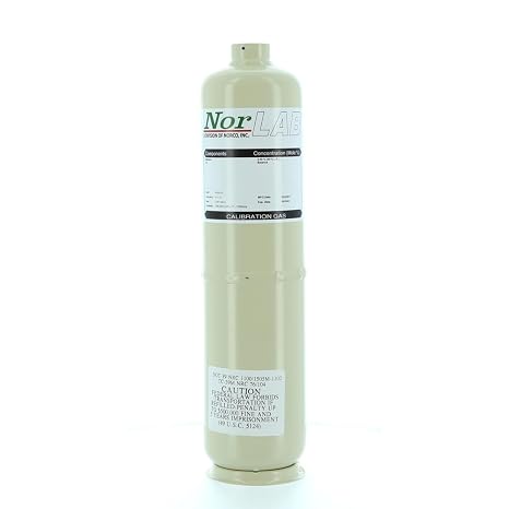 200 PPM Carbon Monoxide Calibration Gas, Balance Nitrogen, 103 Liter Steel Cylinder.