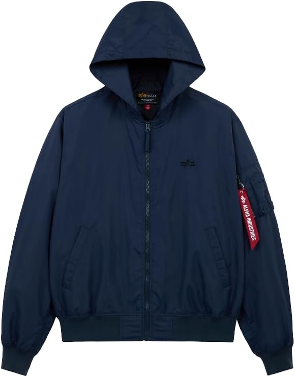 Alpha Industries Logo L-2B Hooded Hunter Flight Jacket