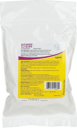 Zoetis 2641443 EZ Breed Sheep CIDR Insert