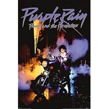 Purple Rain - Music Movie Poster (Regular Style - Prince) (Size: 24" x 36")