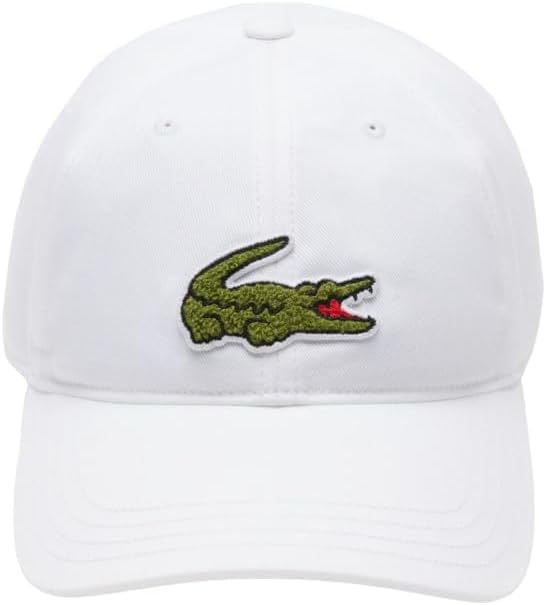 Lacoste Crocodile Badge Twill Baseball Cap