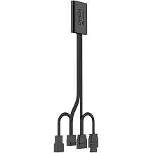 Jungle Leopard JM-V2/V2RS PC Fan 5V 3PIN Fan Connection Line and 4PIN PWM Connection Line (Black)