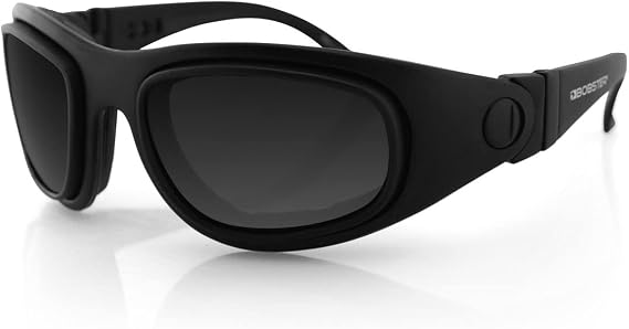 Bobster Eyewear BSSA201AC Sport and Street 2 Convertible Sunglasses, Black Frame/3 Lenses