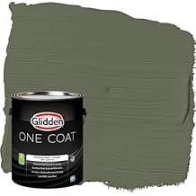 Glidden Interior Paint + Primer: Sage/All About Olive, One Coat, Eggshell, 1-Gallon