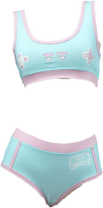 Women cosplay sexy Japanese anime DVA underwear anime female students yoga sports cheerleading swimsuit uniform (blue2)