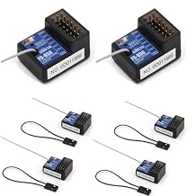 Flysky FS-BS6 6 Channels Receiver with Gyro Stabilization System for FS-GT5 Remote Controller Radio Transmitter RC Car (6pcs FS-BS6)