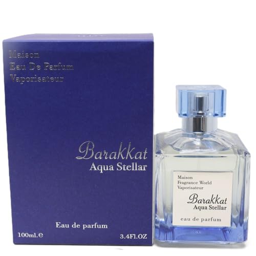 Maison Barakkat Aqua Stellar by Fragrance World for Unisex - 3.4 oz EDP Spray
