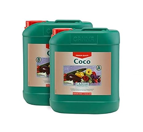 CANNA Coco A+B Set Nutrients for Hydroponics, 5 Liters Liquid Fertilizer
