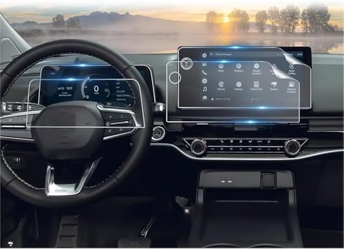 CDEFG 4Pcs for 2024 2025 Acura ZDX Screen Protector,11.3 Inch Touchscreen & 11 Inch Digital Gauge Accessories Nano Film