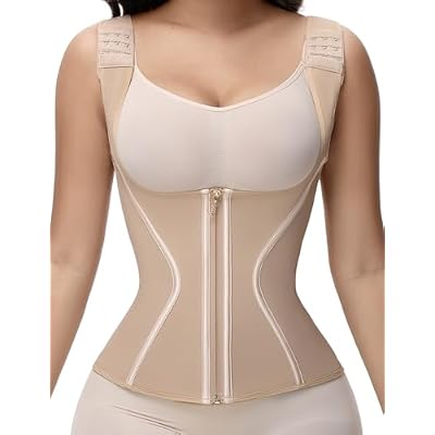 SHAPSHE Waist Trainer for Women, Tummy Control Sports Girdle, Workout Body Shaper with Adjustable Shoulder Strap