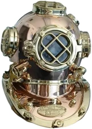 18" Diving Helmet US Navy Mark V Deep Sea Divers Antique Scuba SEA Divers Helmet Gift