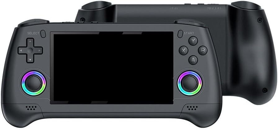 Retro-Handheld-Spielkonsole über 40 gängige Emulatoren über 30.000 Klassische Spiele Unterstützt-Bluetooth & TV-Ausgang & E-Book Funktion 3D Dual Joysticks(Schwarz)