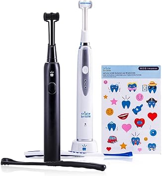 Triple Bristle Kids + Max 3-Sided Sonic Toothbrush Bundle