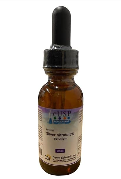 Silver Nitrate Solution 5% / 30 mL/Ship Fast