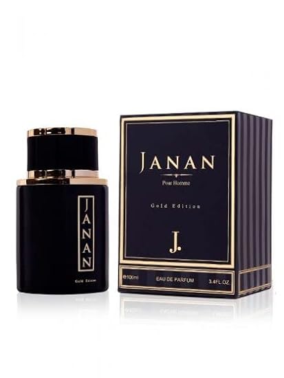 J. Janan Gold for Men EDP- 100 ML (3.4 oz) Fruity Sweet Leather Smoky Woody.