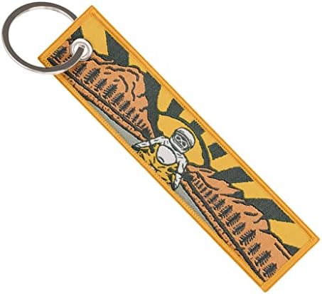 MotoLoot Keychain for Motorcycles, Scooters, Cars and Gifts Sunset Rider